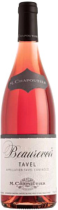 Розовое Сухое Вино M. Chapoutier Tavel Beaurevoir 0.75 л