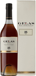 Арманьяк Maison Gelas Bas Armagnac 25 Years Old 0.7 л в подарочной упаковке