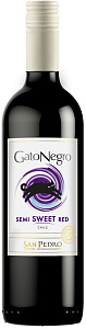 Красное Полусладкое Вино San Pedro Gato Negro Semi Sweet Red 0.75 л