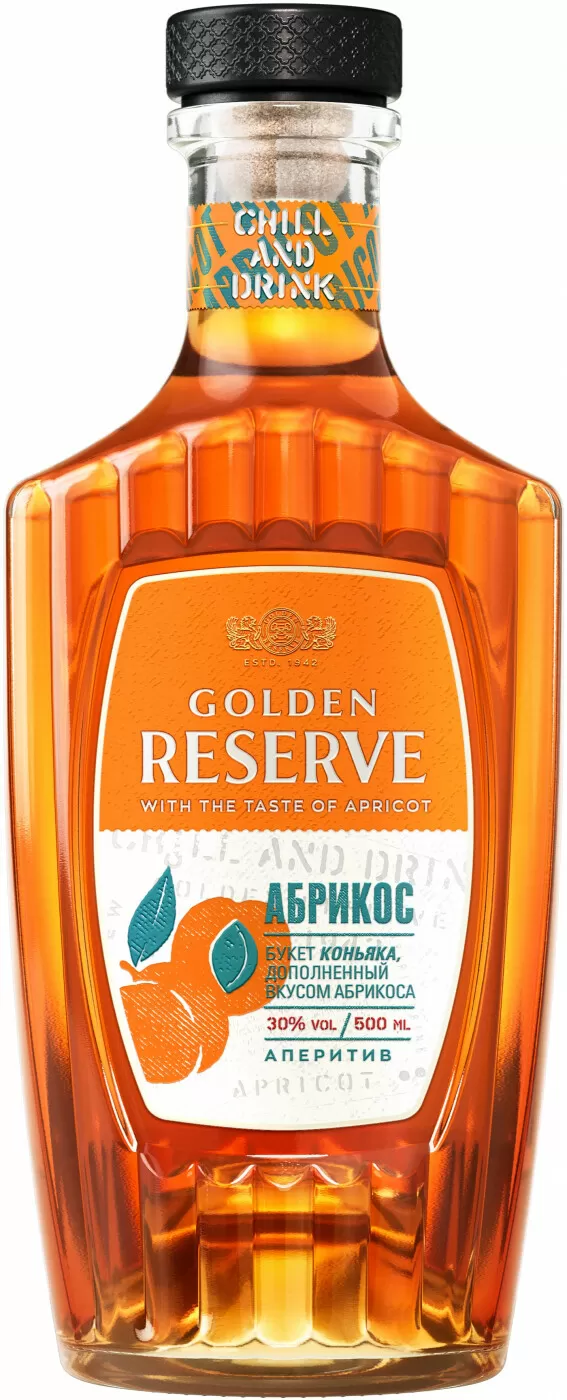 Настойка Золотой Резерв Абрикос 0.5 л купить в Москве в магазинах WINEMORE  – Golden Reserve Apricot по цене 482 ₽