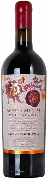 Вино Masseria Doppio Passo Appassimento Rosso Puglia IGT 0.75 л