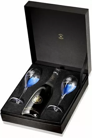 Белое Брют Шампанское Baron de Rothschild Brut 2 Glasses 0.75 л Gift Box