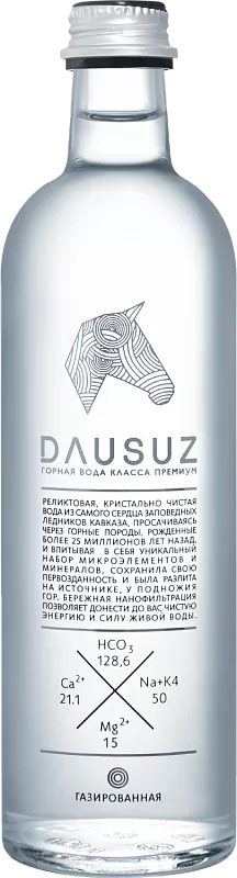 Вода газированная Dausuz Glass 0.5 л