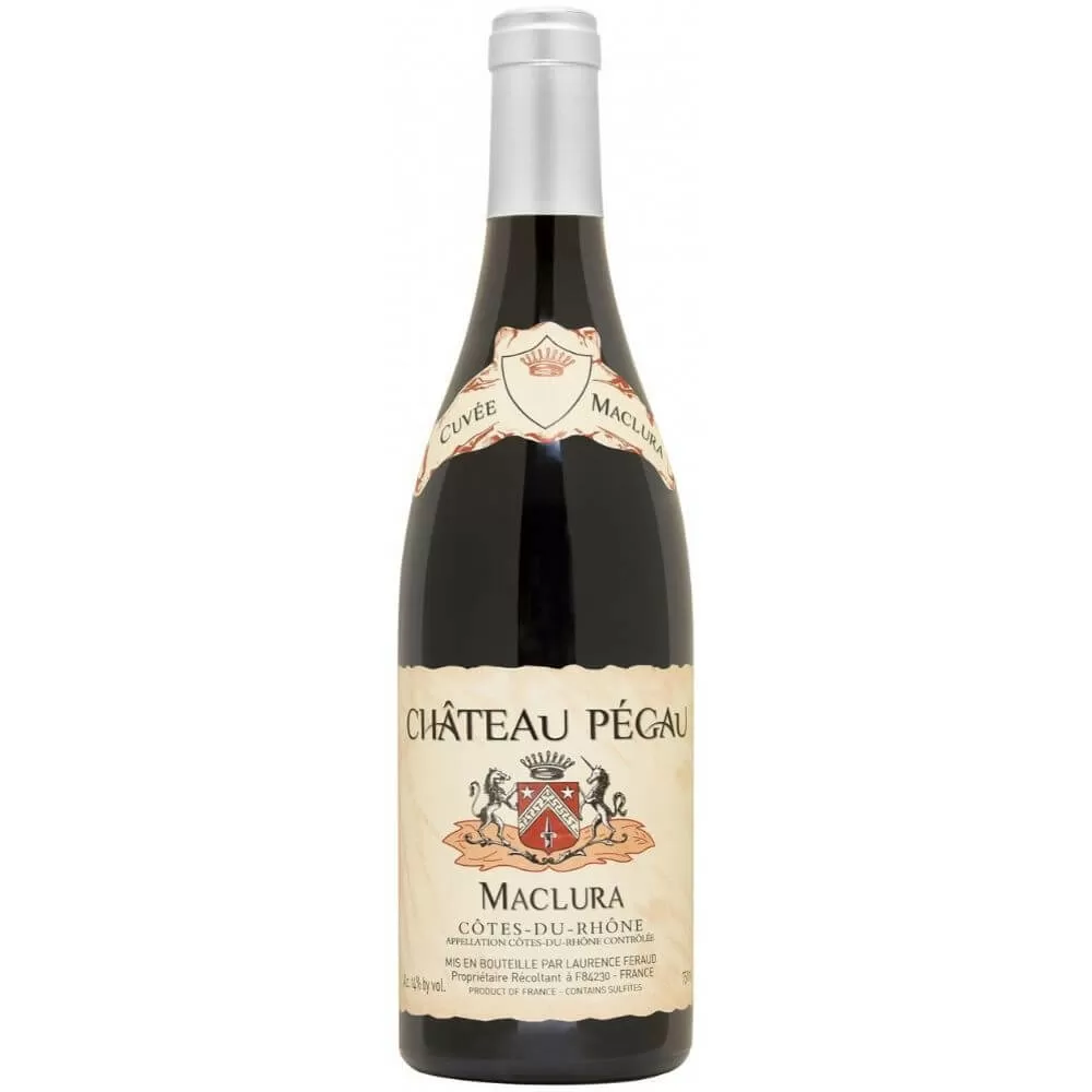 Вино Chateau Pegau Cotes du Rhone Cuvee Maclura 2017 г. 0.75 л купить в  Москве по цене 2 667 ₽ – Шато Пего Кот дю Рон Кюве Маклюра красное сухое