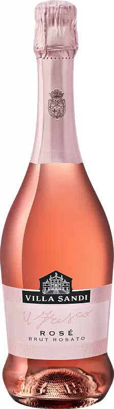 Розовое Брют Игристое вино Villa Sandi Il Fresco Rose 2020 г. 0.75 л