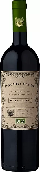 Вино Doppio Passo Primitivo Bio Puglia IGT 0.75 л