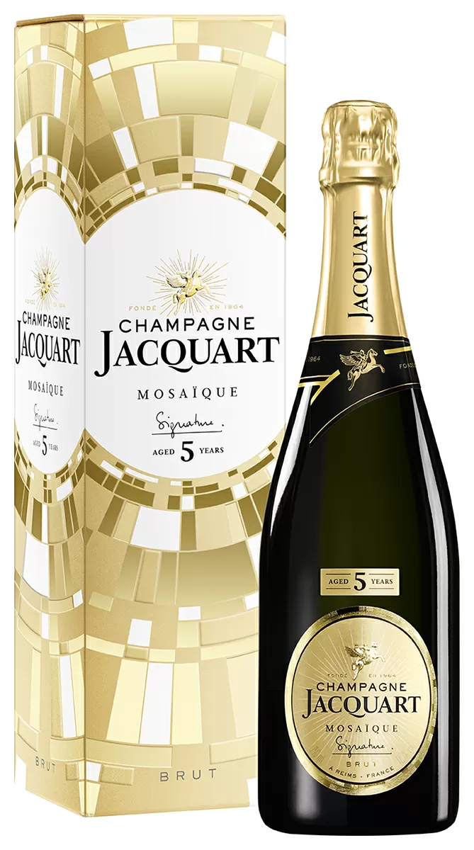 Шампанское Champagne Jacquart Mosaique Signature 0.75 л Gift Box - цена в  Москве