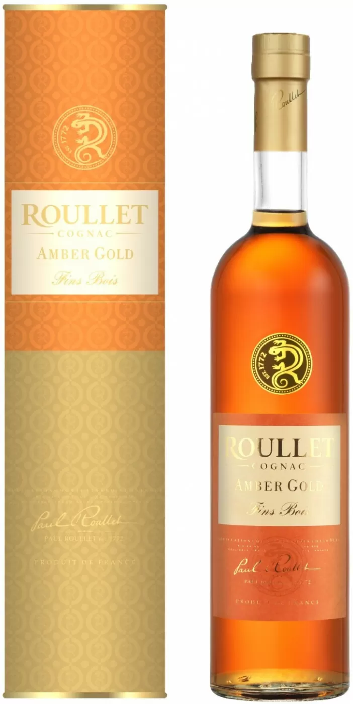 Коньяк Roullet Amber Gold 0.7 л Gift Box купить в Москве – Рулле Амбер Голд  в подарочной коробке по цене 3 245 ₽