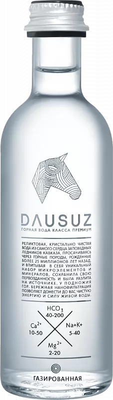 Вода газированная Dausuz Glass 0.275 л