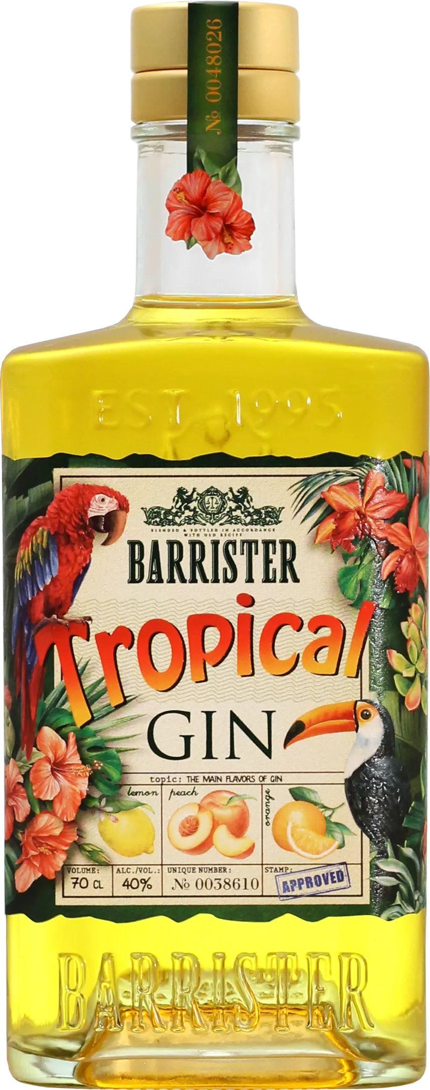 Джин Barrister Tropical 0.7 л купить в Москве – Барристер Тропические  Фрукты по цене 729 ₽